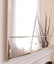 Hanah Home Espejo Tocador Vestidor Blanco MDF 50x75 cm